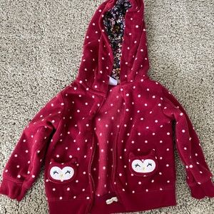 2/$10 baby girl zip-up Carter’s Sweater